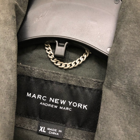 Andrew Marc Suede Moto Jacket XL - Picture 4 of 5